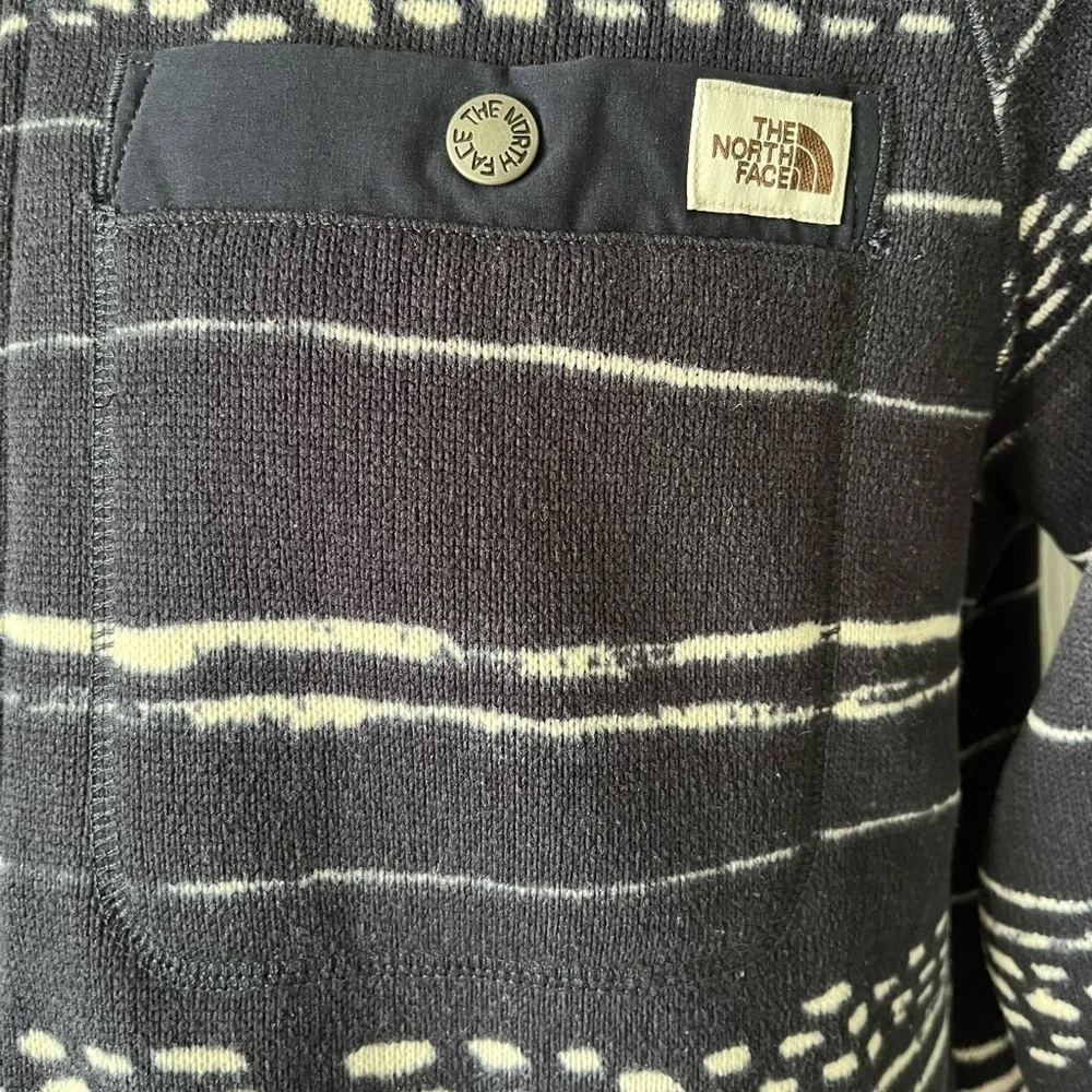 Mens The North Face Printed Gordon Lyons Quarter Zip Fleece Pullover Medium - Picture 10 of 13